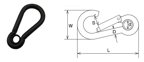 Carbine Hook w/Eyelet