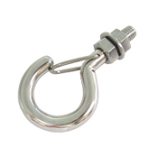 Hook Bolt w/Safety Latch, Flat Washer & Nuts