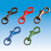 Swivel Eye Bolt Snap, Color Plated