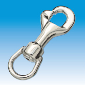 Swivel Eye Bolt Snap, Nickel Plated