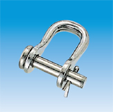 Round Pin Semi-Round D Shackle