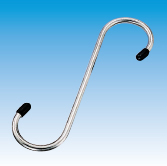 Long S Hook w/PVC Tip