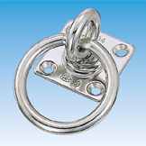 Rectangle Swivel Eye Plate w/Ring